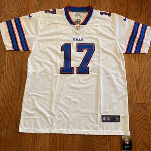 NWT Josh Allen #17 Buffalo Bills Men's On Field Stitched Jerseys, M and L